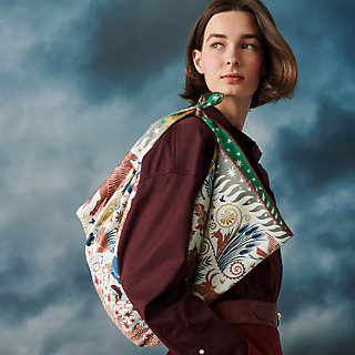 おしゃれ♪【HERMES】Sous le Charme d'Orphee ショール 140 Sous le Charme d'Orphee shawl 140 | Hermès Thailand